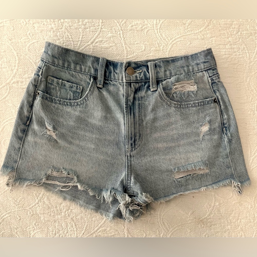 Altar'd State High Waisted Denim Shorts